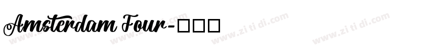 Amsterdam Four字体转换